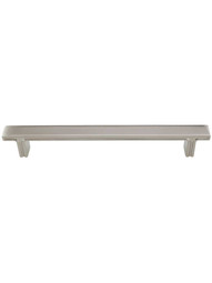 Anwick Rectangular Cabinet Pull - 6 1/4 inch Center-to-Center in Polished Nickel.